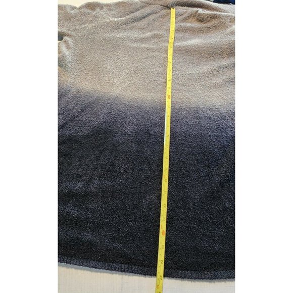 Barefoot Dreams Bamboo Chic Lite Calypso Wrap Ombre Cardigan‎ S/M Gray Black - Picture 11 of 12